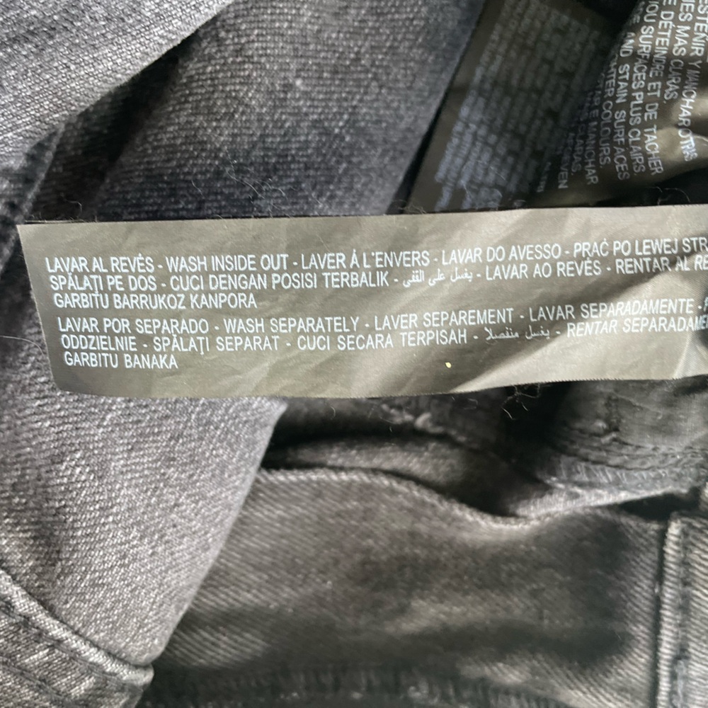 NWT 🦋 ZARA Washed Black “The Slim Cargo” | Size: 6 - Picture 9 of 13